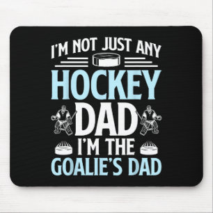 Ik ben de Hockeydoelman-papa van een ijshockeydoel Muismat