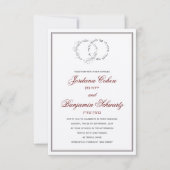 Ik ben de Joodse Hebreeuwse Weddenuitnodiging van  Kaart (Voorkant)