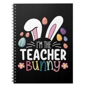 Ik ben de juf Bunny Paas Matching Notitieboek
