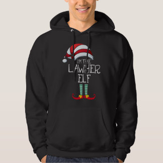 Ik ben de jurist Elf Familie die kerstcadeaus afst Hoodie