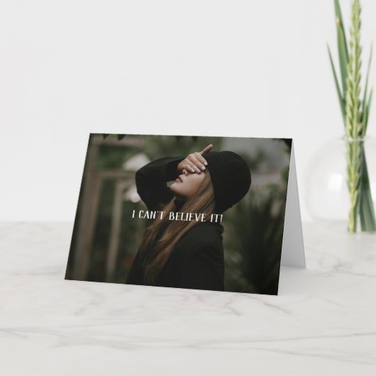 IK BEN DE KAART EXCUSES VERGETEN (Voorkant)