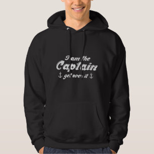 Ik ben de kapitein die er overheen gaat hoodie