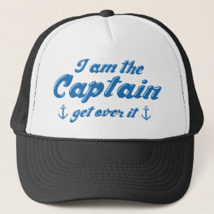 Ik ben de kapitein die er overheen gaat trucker pet
