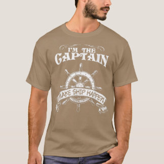 Ik ben de kapitein die ik schip laat zien. t-shirt