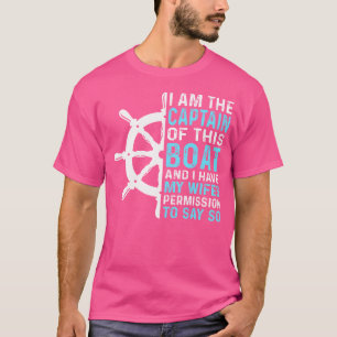 Ik Ben De Kapitein Van Deze Boot En Ik Heb Mijn Vr T-shirt