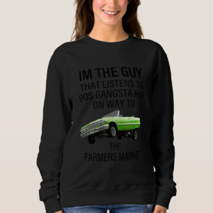 Ik ben de kerel die naar 90s Gangsta Rap kleren lu Trui
