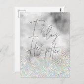 Ik ben de klei, Hij is de Potter Christelijk Briefkaart (Voorkant / Achterkant)