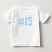 "Ik ben de kleine broer" Soccer Jersey Nummer (Achterkant)