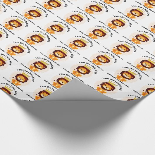 Ik ben de kleine koning cadeaupapier (Hoek)