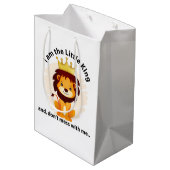 Ik ben de kleine koning medium cadeauzakje (Achterkant Gekanteld)