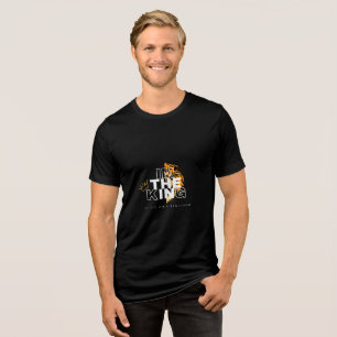 Ik ben de koning van mijn eigen koninkrijk Tri-Blend shirt