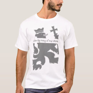Ik ben de koning van mijn kasteel t-shirt
