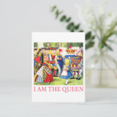 Ik ben de koningin briefkaart (Staand voorkant)