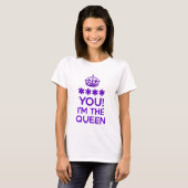 IK BEN DE KONINGIN T-SHIRT (Voorkant volledig)