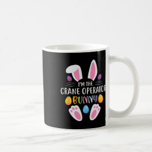 Ik ben de kraanmachinist konijn Funny Pasen dag ko Koffiemok