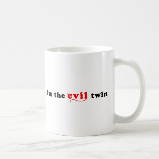 Ik ben de Kwaad Twin Koffiemok (Rechts)