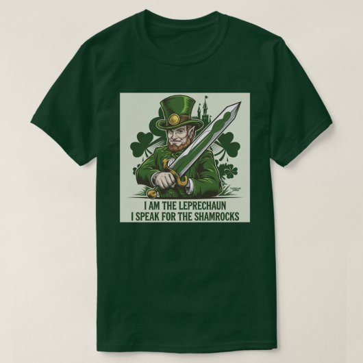 Ik ben de Leprechaun T-shirt (Design voorkant)