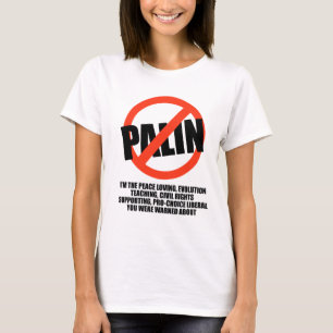 Ik ben de liberaal waar je voor gewaarschuwd werd t-shirt