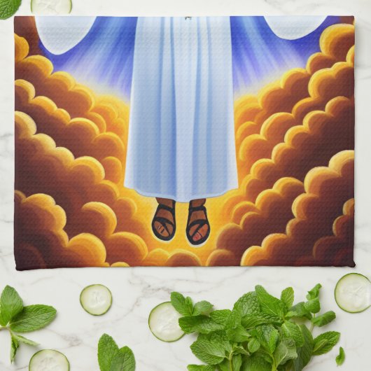 Ik ben de lichte keukenhanddoek (Gevouwen)