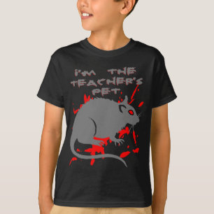 "Ik ben de lieveling van de leraar" rat T-shirt