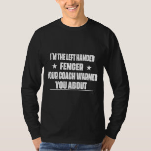 Ik ben de linker handbediende Gezegde Humor T-shirt