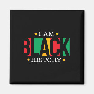 Ik ben de maand van de zwarte geschiedenis Afro-Am Magneet