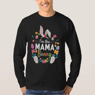 Ik ben de mama Bunny Matching Family Easter Party  T-shirt