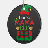 Ik ben de Mama Elf Keramisch Ornament (Links)