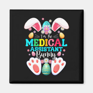 Ik ben de Medical Instant Bunny Paasdag konijnenma Magneet