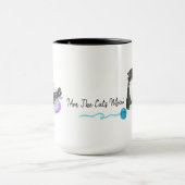 Ik ben de Meow Wrap van de Cat rond de Mok (Midden)