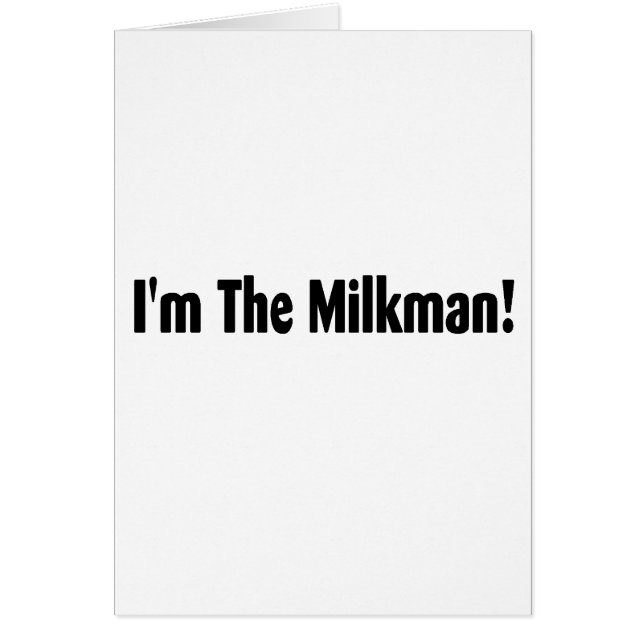 Ik ben de Milkman (Voorkant)