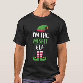 Ik ben de Misfit Elf Matching Family Group Kerstmi T-shirt