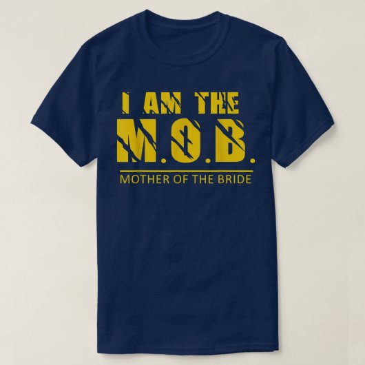 Ik ben de moeder van de Bride Design 768 T-shirt (Design voorkant)