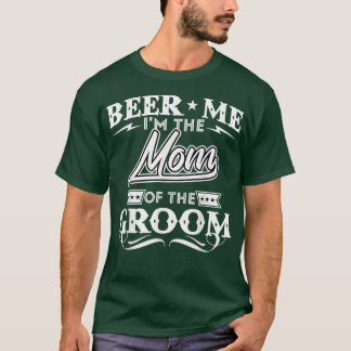Ik ben de moeder van de bruindrinkerbier. t-shirt