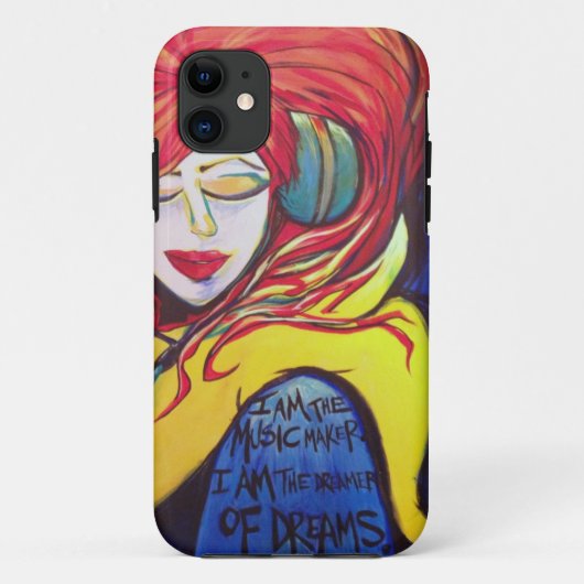 Ik ben de muziekmaker Case-Mate iPhone case (Achterkant)