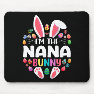 Ik ben de Nana Bunny Funny Pasen Familie Matchin Muismat