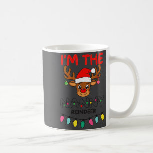 Ik ben de Nanny Rendier Familie Kerst Overeenkomst Koffiemok