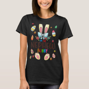 Ik ben de Nephew Bunny Easter Day Matching Family  T-shirt