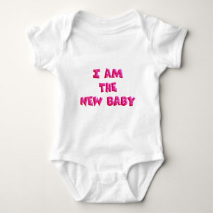 Ik ben de nieuwe baby romper