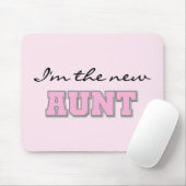 Ik ben de nieuwe tante tshirts en geschenken muismat (Met muis)