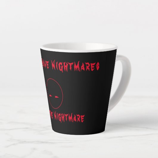 Ik ben de Nightmare Latte Mok (Rechterhoek)