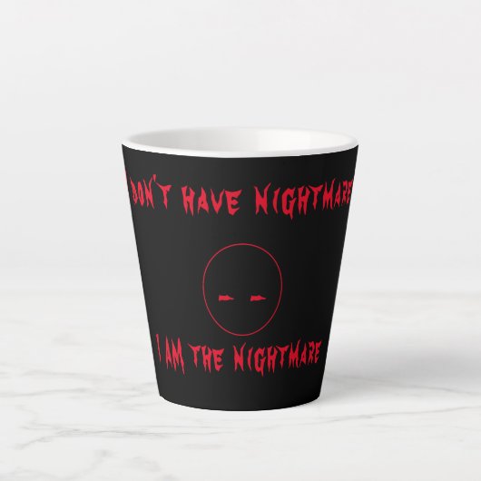 Ik ben de Nightmare Latte Mok (Voorkant)