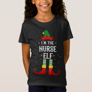 Ik ben de nonna Elf kerstfamilie Elf Costume T-shirt
