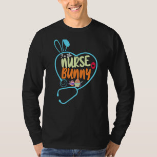 Ik ben de Nurse Bunny Nursing Cute Stethoscoop Eas T-shirt