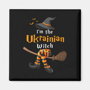 Ik ben de Oekraïense Heks Halloween Kostuum Heksen Magneet