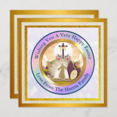 Ik ben de opstanding en het leven briefkaart (Voorkant / Achterkant)