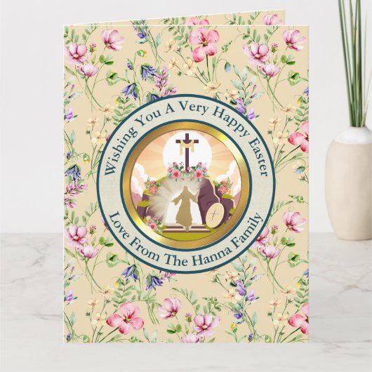 Ik ben de opstanding en het leven kaart (Voorkant)