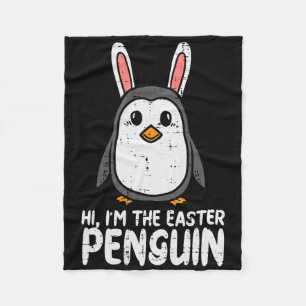 Ik ben de paasperzik Cute Bunny Oren Vrouwen Jonge Fleece Deken