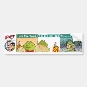 "Ik ben de pad" bumpersticker