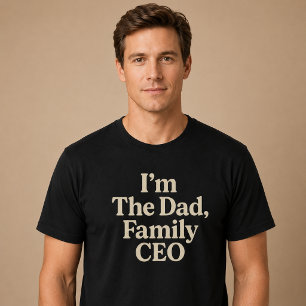 Ik ben de papa, CEO van het gezin T-shirt